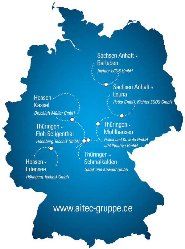 Karte: Aitec Gruppe